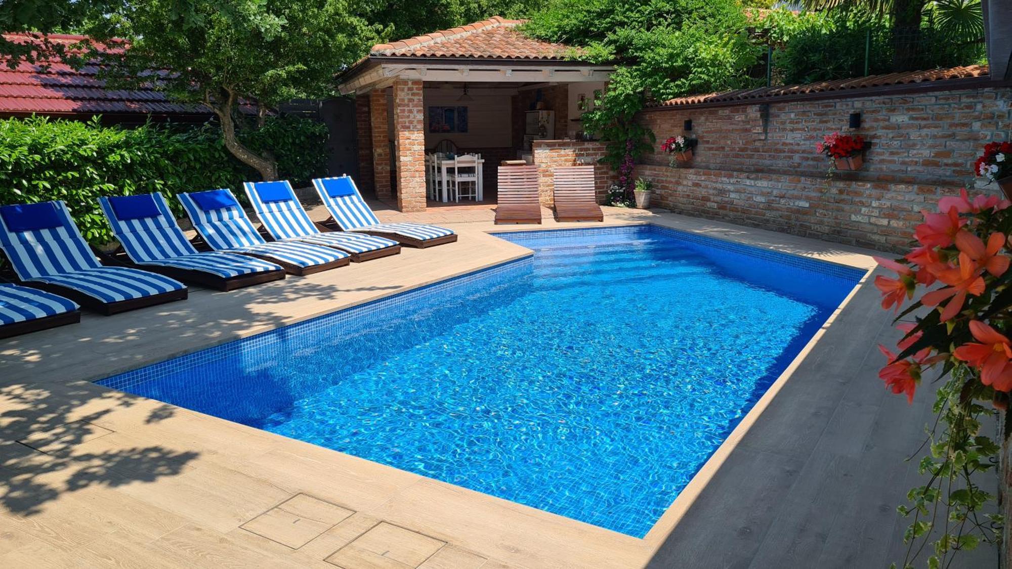 Villa Amalia Apartments Malinska Bagian luar foto